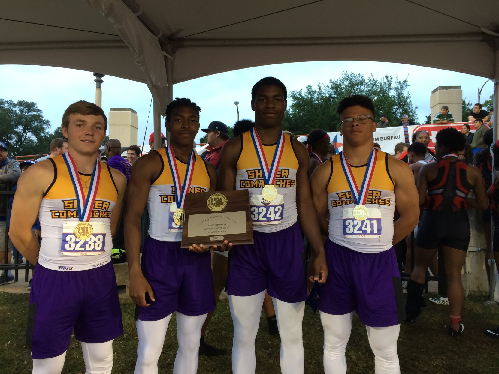 Shiner relay team